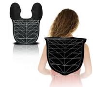 Châle guide de coupe de cheveux en silicone, tapis d'épaule en silicone pour outils capillaires, cape de coupe de cheveux en silicone imperméable pour coiffeurs professionnels et débutants, grands