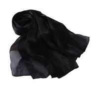Châle léger pour les activités de plein air, la plage, les voyages et les trajets avec un design compact pliable et tendance pour femme, Noir , Taille unique