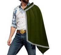 Châle médiéval pour homme - Cape de cosplay mi-épaule | Gilet type cape homme pour carnaval, performance sur scène, fête à thème, école à la maison et mascarade