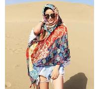 Châle Pashmina - Polyester 185x100 Cm | Châle Long | Foulard Pour Femmes Et Hommes Pour Ajouter Du Style, De La Chaleur Et Du Confort Avec Un Tissu Doux Et Léger Offrant Un Drapé Élégant, Une Utilisat