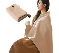 Châle Poncho Chauffant Électrique, Châle Chauffant Portable | Couvertures électriques lavables et chauffantes | Couverture chauffante sûre, alimentée par USB, paramètres de chaleur réglables