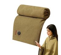Châle Poncho Chauffant Électrique Enveloppant Plaid Chauffant Électrique
