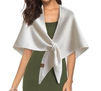 Châle pour Femme - Châle uni pour Femme Pendant Quatre Saisons | Climatiseur séter Compatible avec chàl | Souffre Pull de Poncho Ouvert vêtements Quotidiens, Mariages, Voyages et Rendez-Vous