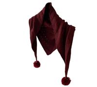 Châle pour femme pour les vacances, la marche, respirant et chaud, au crochet, tous les vêtements assortis, les décorations, écharpe pour temps froid, C, taille unique