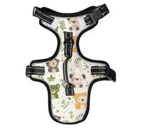 Chaleco para perro Harnais extensible réfléchissant pour chien malinois - Motif animaux de dessin animé - Taille M