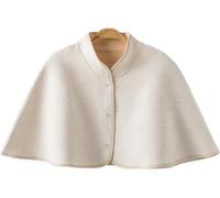 Châles cadeaux for dames, Cape de poncho d'épaule de châle for femme, châle d'épaule chaud d'hiver Cape doublure en polaire châle court poncho bureau à domicile bureau à domicile for les femmes