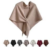 Châles en pashmina pour femme, châles en laine tricotée unie pour toutes les saisons, écharpes en laine et cachemire, pour un usage quotidien