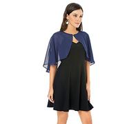 Châles et écharpes pour robe de soirée, châle en mousseline de soie, capelet pour invités de mariage, demoiselles d'honneur, taille unique