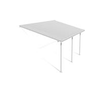 Chalet et jardin - 701693 - Toit Couv' Terrasse - Aurore Aluminium - 3 X 5.46 M - Blanc