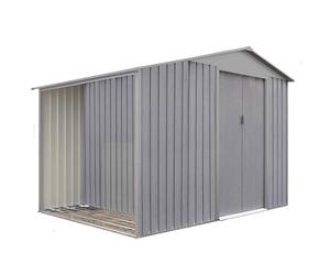 Chalêt-Jardin Abri de jardin en métal + bûcher 5,31 m² - 13-701427