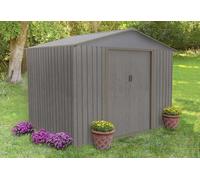 Abri de jardin métal aspect bois vieilli 86 - 4,72 m² - Chalet et Jardin