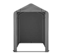 Chalet Rangement Jardin 187x100x160cm- Abri Outils Garage Vélos- Résistant- Gris Foncé- Stockage Extérieur