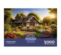 Chalet soleilPuzzle 1000 Pièces Adulte avec Clic Parfait,Ensemble De Casse-tête en Puzzle Chalet solaireénigme De Compétence Logique pour Un Hobby Créatif,Puzzle À La Meilleure Évaluation 38x26cmpc