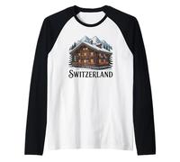 Chalet Suisse Traditionnel Mignon Suisse Cadeau Touristique Manche Raglan