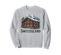 Chalet Suisse Traditionnel Mignon Suisse Cadeau Touristique Sweatshirt