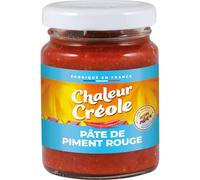 CHALEU CREOL - Pâte de Piment Rouge Intense, Saveur Épicée Authentique et Tourbillons de Fraîcheur (Pot 100g) - Lot de 3 - vendu par Lot