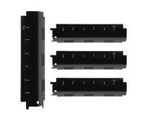 Chaleur BBQ - Deflecteur De Chaleur en Acier Inoxydable pour Grill,Jeu De 4 Deflecteurs De Brûleur pour Cuisson Extérieure Camping Voyage