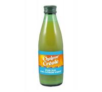 CHALEUR CREOLE Jus de citron vert pressé 100% naturel, saveurs antillaises, 25 cl - Rafraîchissez vos papilles avec Chaleur Créole ! - Lot De 4 - Vendu Par Lot