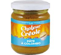 CHALEUR CREOLE - Pate à Colombo - Mélange Chaud et Très Aromatique · Ne Pique Pas · Recette Caraïbes Authentique · Facile D'Utilisation · Fabriqué en France - Le Pot de 200g - Le Lot De 4