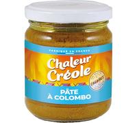 CHALEUR CRLE - Pâte à Colombo Savoureuse aux Épices Authentiques, Parfum Intense, Pot 200g - Lot de 3