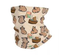 Chaleur d’hiver Capybara Groupe Bandana Couvre-cou Écharpe imprimée Multifonction Cyclisme Écharpe Course Unisexe Adulte Hiver