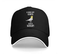 Chaleur d’Hiver, Casquette d’été Pare-Soleil Une Bonne journée Commencez avec Un cri Hip Hop Capuchons Perroquet Oiseaux Animal Cowboy Chapeau Chapeaux à visière