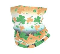 Chaleur d’hiver Custom Shamrocks Irish Flag Bandana Hiver Cou Cache-Hommes Coupe-vent Wrap Face Scarf pour la randonnée Irlande Gaiter Bandeau
