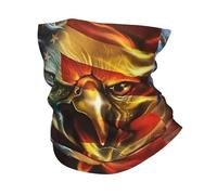 Chaleur d’hiver, Drapeau américain personnalisé Eagle Bandana Cou Cache-cou Hommes Femmes Hiver Ski Tube Écharpe Gaiter Patriotique Face Cover