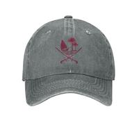 Chaleur d’Hiver, Emblème De Coton Classique Personnalisé du Qatar Casquette De Baseball Hommes Femmes Réglable Unisexe Papa Chapeau Extérieur