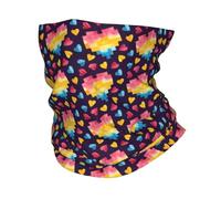 Chaleur d’hiver Gay Pride LGBT Bandana Hiver Cou Plus Femmes Coupe-vent Wrap Visage Écharpe Coeurs Trans Pride Drapeau Drip Gaiter Bandeau