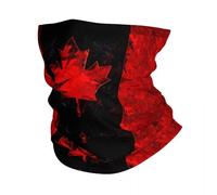 Chaleur d’hiver Personnalisé Canada Drapeau Bandana Cou Guêtre pour Ski Courir Femmes Hommes Wrap Écharpe Canadien Patriotique Cagoule Plus Chaud Visage Écharpe Couverture