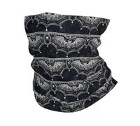 Chaleur d’hiver, personnalisé gothique Halloween chauves-souris hiver bandeau cache-cou femmes hommes randonnée camping tube écharpe visage bandana guêtre