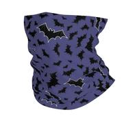 Chaleur d’hiver Personnalisé Halloween Chauves-souris Bandana Cou Gaiter pour Ski Chasse Femmes Hommes Wrap Écharpe Gothique Sorcière Bandeau Plus Visage Écharpe Couverture
