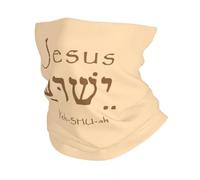 Chaleur d’hiver Personnalisé Saint Nom Christ Yeshua Bandana Cou Guêtre pour la randonnée Wrap Écharpe Christian Yeshua Bandeau Plus Chaud Visage Écharpe Couverture
