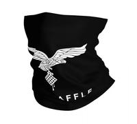 Chaleur d’hiver Vintage Blanc Luftwaffe Cou Gaiter Femmes Hommes Coupe-vent Hiver Air Force France Bandana Écharpe pour la randonnée