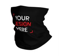 Chaleur de l’hiver Photo personnalisée Logo Bandana Cou Gaiter pour la randonnée Chasse Wrap Écharpe Personnalisé Votre Conception Ici Bandeau Plus Chauffe-Visage Écharpe Couverture