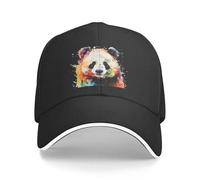 Chaleur de l’Hiver, Rainbow Panda Bear : Joie dans Les Couleurs Casquette de Baseball Casquette Tactique Chapeau Masculin Casquette personnalisée pour Homme Femmes