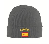 Chaleur hivernale, 2025 Nouvelle-Espagne Drapeau Espagnol Casquette Chaude tricotée Hip Hop Bonnet Bonnet Automne-Hiver Outdoor Tuques pour Hommes Femmes Adultes
