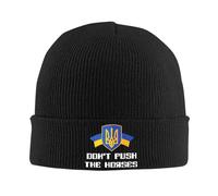 Chaleur hivernale, Don’t Push The Horses Ukraine Knit Hat Beanie Winter Hat Acrylic Chaud Chapeaux Hip-hop pour Hommes Femmes Cadeaux