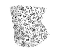 Chaleur hivernale Personnalisé Style Bohème Bandana Paisley Floral Imprimé Cou Gaiter Hommes Femmes UV Face Shield Hiver Bandana Écharpe pour le cyclisme