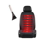 Chaleureux Antidérapant Pelle à neige incluse Winter Coussin Voiture Conducteur Applicable à tous les modèles,Black-singleseatF