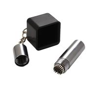 Chalk Holder Billiards, Cue Scuffer Tool, Portable Design with Protective Case, Sturdy Build with Easy Grip, Game Accessory, Training Aid for Enthusiasts Practice Match Club Event Room Training Use