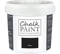 CHALK PAINT Everything Nero 5 Litres - SANS CARTIR Couleur Facilement Tous les Matériaux