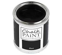 Chalk Paint Everything® Nero - Sans poncer colore facilement tous les matériaux (250 ml) Produit professionnel