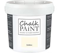CHALK PAINT Everything Sabbia 5 Litres - Chalk paint peinture SANS CARTIR Couleur Facilement Tous les Matériaux