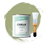 Chalk Paint Peinture 750ml + Brosse en Bois Spéciale Pack - Effet Craie pour Meuble Bois - Déco Maison et Vintage