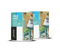 Chalk Paint, Peinture à la craie. Rénovez vos meubles de manière créative. (2x750 Millilitres, Vert Jade)