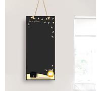 Chalkboards UK - Tableau noir haut et fin avec corde/plateau et craie, bois, noir, 60 x 26,5 x 1 cm, abeilles à miel - CHB155