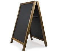 Chalkboards UK WC151 Tableau noir carré avec cadre en bois, noir, 100 x 70 cm