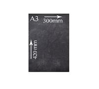Chalkboards UK Tableau Noir Double Face (A3) 41,4 x 29,6 x 1,6 cm Bois Noir